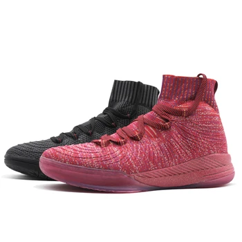 

Sport Basketball Shoes Men Breathable Basketball Boots Basket femme de marque MenS Basketball Sneakers 74101130 Black