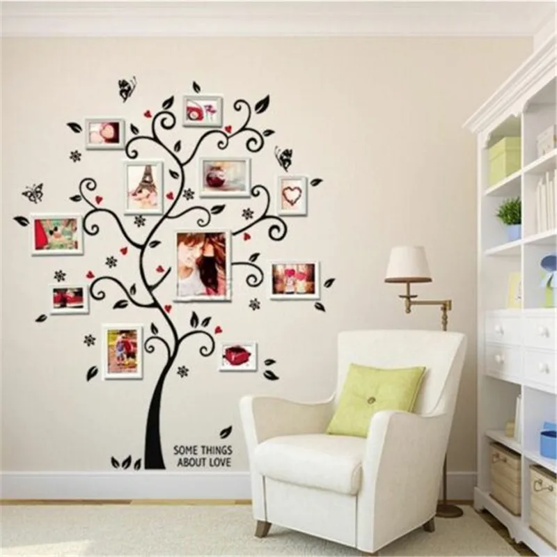 

DIY Photo Frame Family Tree Removable Wall Art Stickers Vinyl Decal Family Photo Picture Home Decor