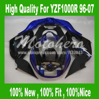 

Freecustom Fairings for YAMAHA YZF1000R 1996 97 98 99 00 01 02 03 04 05 06 07 black blue YZF 1000R 96-07 #s66g fairing kits