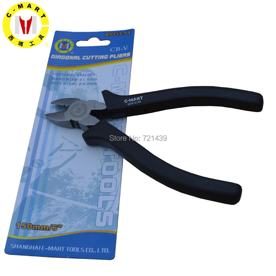 

C-MART Hand tools Diagonal Pliers High Hardness Stainless steel Pliers ENERGY SAVING DIAGONAL CUTTING PLIERS