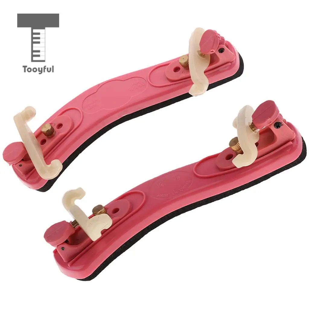 2pcs Violin Shoulder Rest Musical Support for 1/2 1/4 1/8 Size Violins