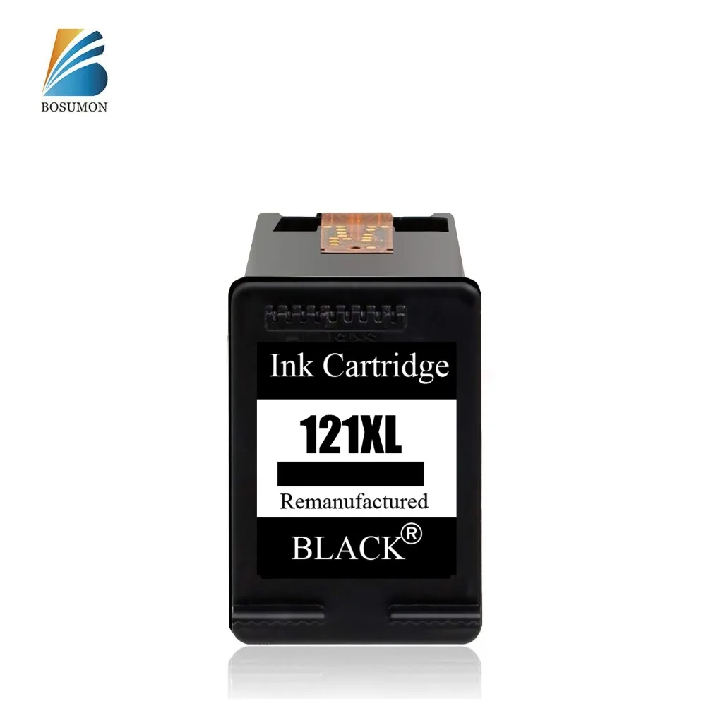 

Bosumon Re-manufactured 121 XL Ink Cartridge Replacement For HP Deskjet D1668 D2568 D2668 D5568 F2418 F2488 F4288 C5688 C4788