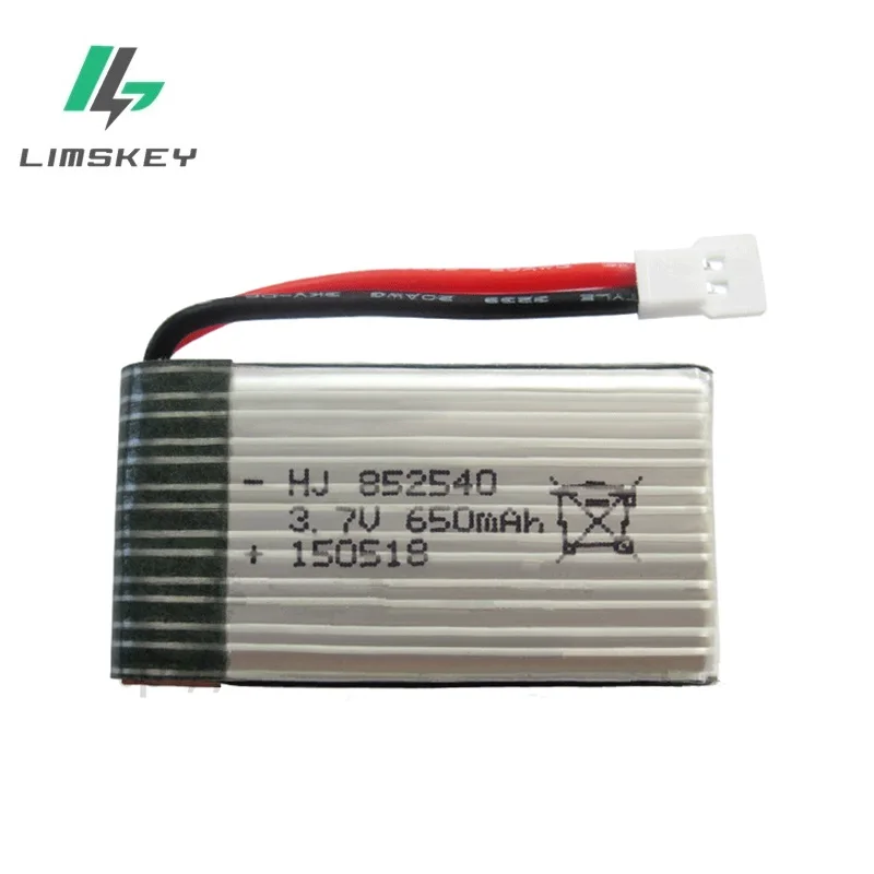 3.7V 650mAH SYMA X5C remote quadrocopter lithium battery 3.7V 650mAH