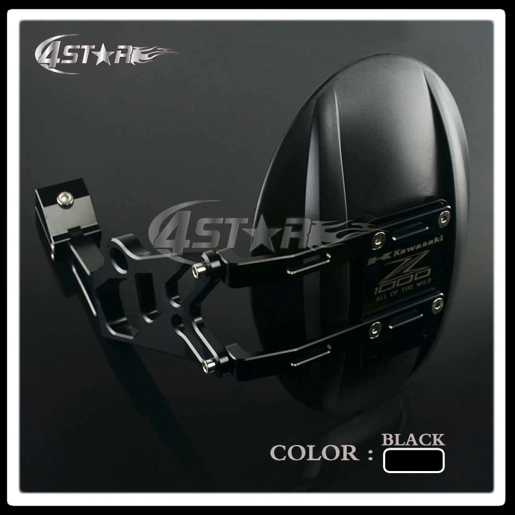 

Motorcycle Rear Splash Mud Dust Guard Mounting Bracket Fender Shield Carbon Wheel Cover For KAWASAKI Z1000 Z1000SX 2010-2016