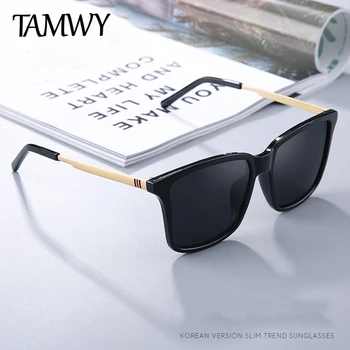 

TAMWY BRAND DESIGN Classic Polarized Sunglasses Men Women Driving Square Frame Sun Glasses Male Goggle UV400 Gafas De Sol 5810