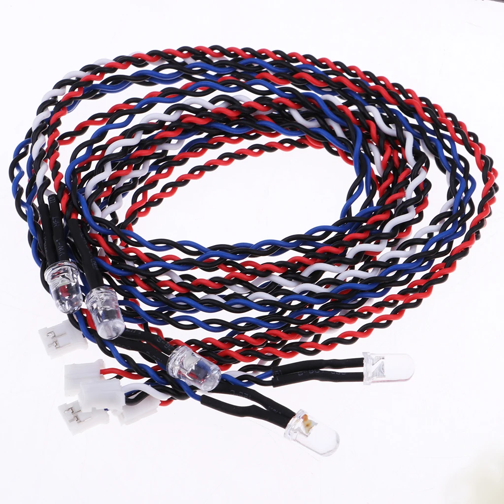 LED lights + IC Lamp Group Headlight Kit For TRAXXAS Trx4 RC Car Parts DIY Replacement Repair Accessories