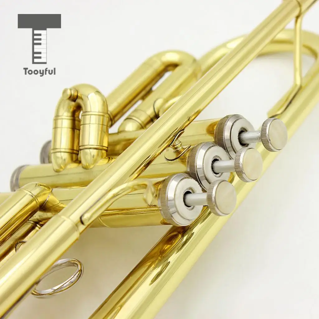 Tooyful 3Pcs Trumpet Valve Cap Screw Trumpet Repair Replacement Parts Tough