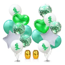 Taoup Inflatable Dinosaur Balloons Jungle Party Favors Latex Birthday Animal Ballons Confetti Balons Safari Party Decor for Boys Taoup Inflatable Dinosaur Balloons Jungle Party Favors Latex Birthday Animal Ballons Confetti Balons Safari Party Decor for Boys