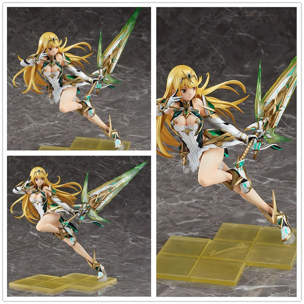 

Anime Figure Xenoblade Chronicles 2 Hikari Mythra Homura 1/7 Scale Painted PVC Figure Collectible Model Toys Doll Juguetes 26cm
