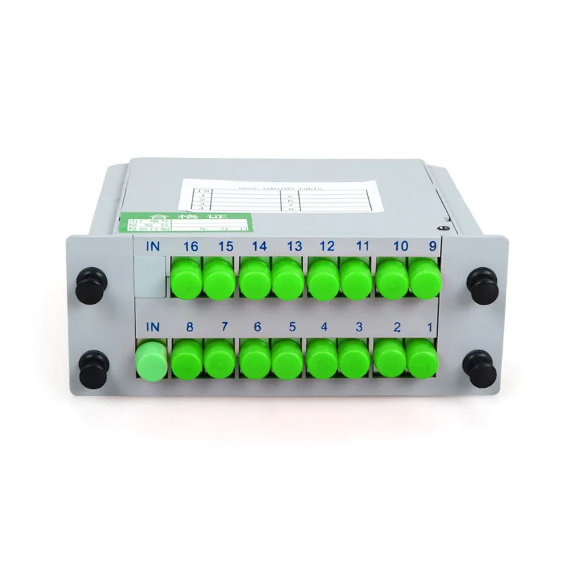 Сплиттер Волоконно-оптический FC APC PLC 1: 16 Box FTTH 1-16 splitter box с 1X16 планарный волновод Тип оптический сплиттер