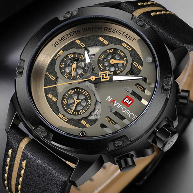 Military Time Clock >> Men Watches Top Luxury Brand NAVIFORCE Men's Sport Military Waterproof Watch Analog 24 Hour Date ... Military Time Clock >> Men Watches Top Luxury Brand NAVIFORCE Men's Sport Military Waterproof Watch Analog 24 Hour Date ...