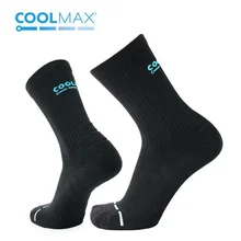 Мужские воздухопроницаемые носки до колена Coolmax производительность сохраняет прохладу быстросохнущая махровая Подушка прочные носки для баскетбола бега спорта на открытом воздухе