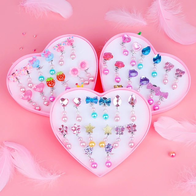 Wholesale Cute Children's Day Jewelry Plastic Kids Rings for Girls 