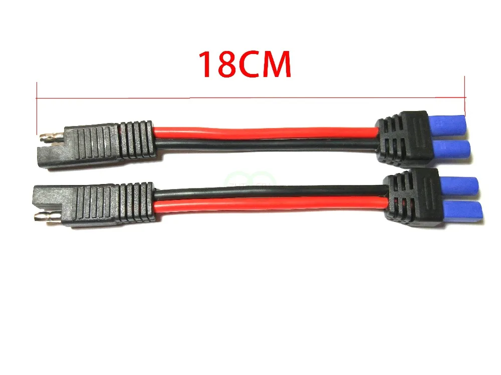 5 шт. гнездовой разъем 18 см 12AWG EC5 для автомобильного мягкого силиконового кабеля
