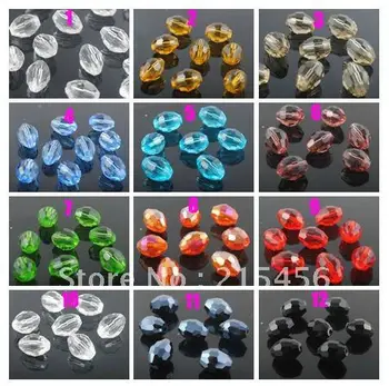 

Crystal DIY beads 4mm variety of colors wholesale rice beads (olive beads) 100pcs/lot free shipping