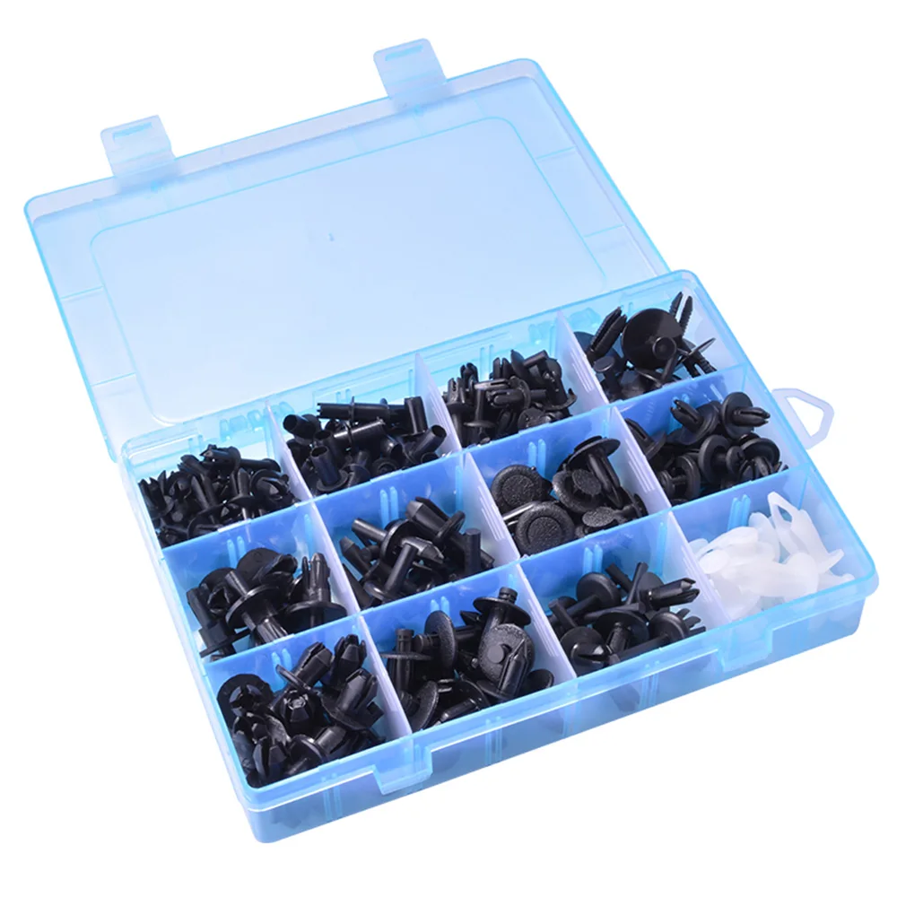 

196PCS Universal Push Retainer Kit Car Great Assortment of Push Type Retainers with Storage Case For Ford Toyota Honda CY843-CN