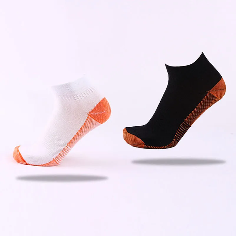 LKWDer 5 пар мужские и женские Компрессионные носки унисекс для ног подошвенный фасциит пятки Шпоры Арка Боль Дышащие носки мужские медные волокна - Цвет: C free color