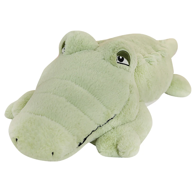 

Hot Big Size Crocodile Lying Section Plush Pillow Mat Plush Crocodile Soft Stuffed Animal Toy Cartoon Plush Dolls Kids Girl Gift