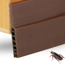 1 м самоклеящаяся защита от пыли и ветра водонепроницаемый борьба с вредителями силиконовая нижняя резиновая оконная уплотнительная прокладка для двери звукоизоляция