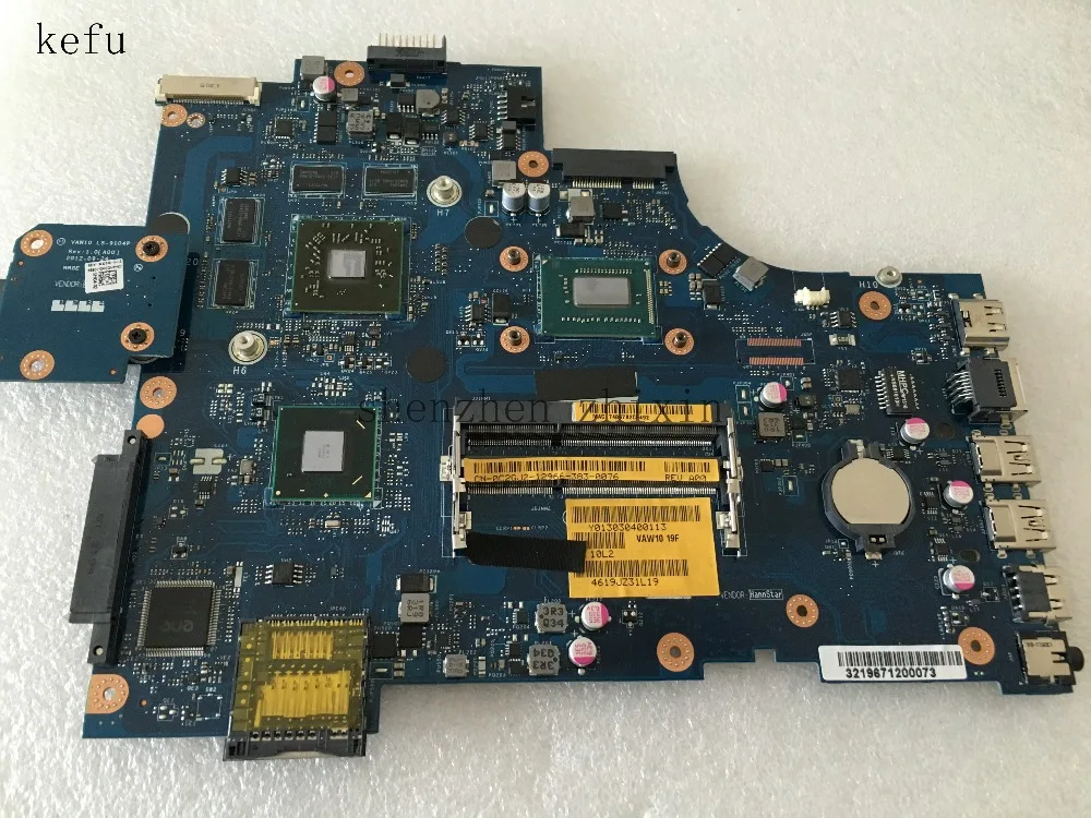Материнская плата для ноутбука Dell Inspiron 3721 материнская 5721 процессор DDR3 VAW11 1 REV.1.0 с