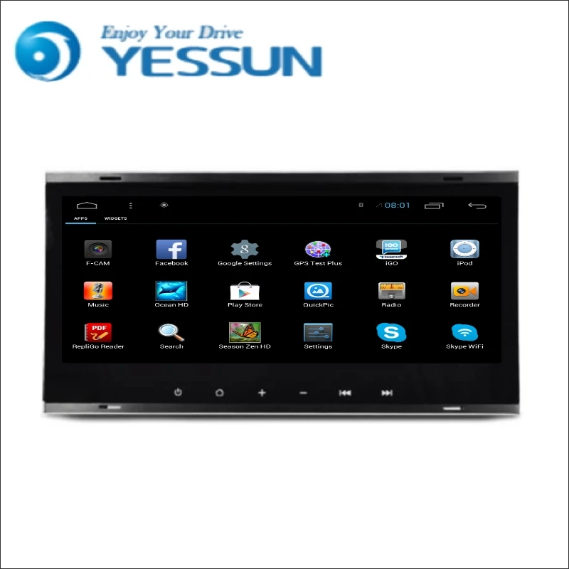 Best YESSUN Android Radio Car DVD Player For Volkswagen Old Touareg stereo radio multimedia GPS navigation with WIFI Bluetooth AM/FM 1