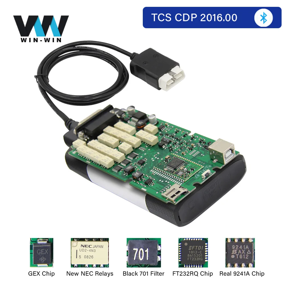 

TCS CDP Pro Single/Double PCB board For Cars/Trucks 2016.R1/2015.R3 V2016.00 CDP TCS WOW Multidiag Pro+ OBD OBD2 Diagnostic tool