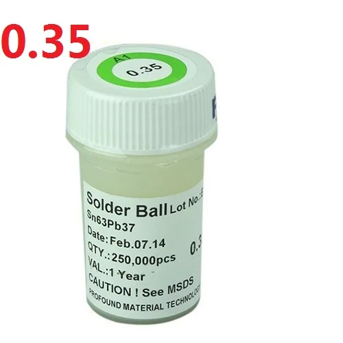 Buy PMTC 0.35mm 250k chip set IC soldering balls lead