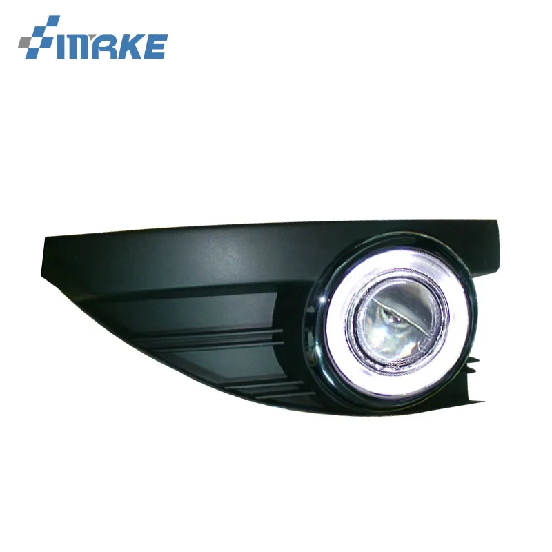 

Fog Lamp Assembly LED Day Light COB Angel Eyes Foglight Daytime Running Light Lens Bumper Complete Set For Renault fluence 2012