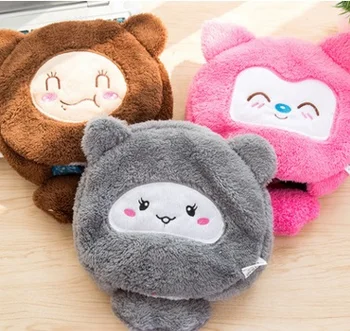 

cartoon Plush Hand Warmer mouse pad USB charging Shou Wu warm autumn and winter wholesale