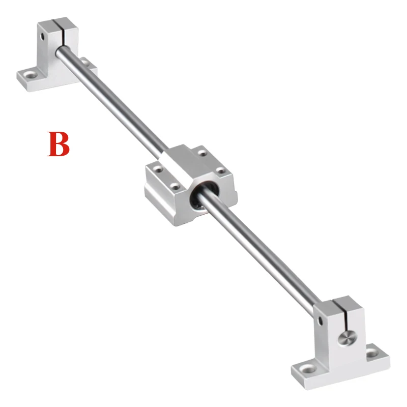 1 шт./компл. оптической оси Линейный вала рельса OD8MM 200-285 мм+ SCS8UU линейный подшипника блоки+ SK8/ SHF8 Поддержка