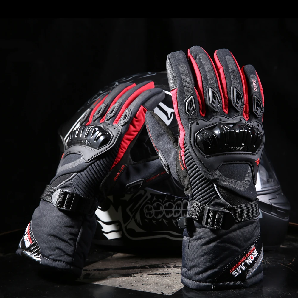 Motorcycle Gloves Men Touch Screen Winter Warm Waterproof Windproof Protective Gloves Guantes Moto Luvas Motosiklet Eldiveni
