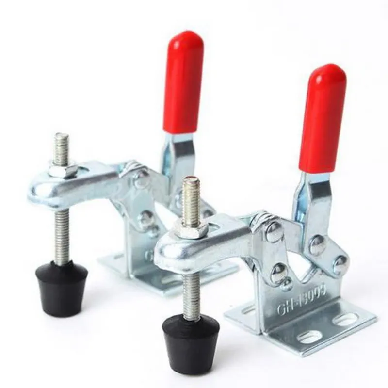 

Top Quality 1Pcs 30Kg Vertical Toggle Clamp Metal Hand Tool Holding Capacity GH-13009 OT8G For Home Factory Industry Q0003