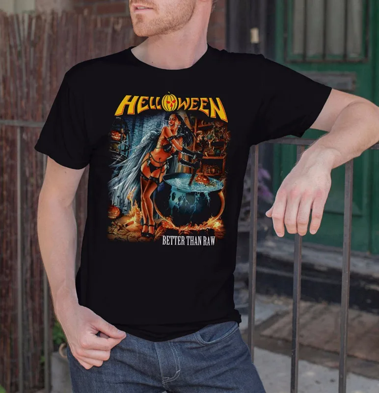 Make T Shirts Regular Helloween Better Than Raw Men Black