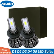 ASLENT 2PCS Suitable for D1S D2S D3S D4S D5S LED Bulbs Car headlight D1 D2 D3 D4 D5 D1R D2R D3R D4R headlamp light 6500K 12V 24V ASLENT 2PCS Suitable for D1S D2S D3S D4S D5S LED Bulbs Car headlight D1 D2 D3 D4 D5 D1R D2R D3R D4R headlamp light 6500K 12V 24V