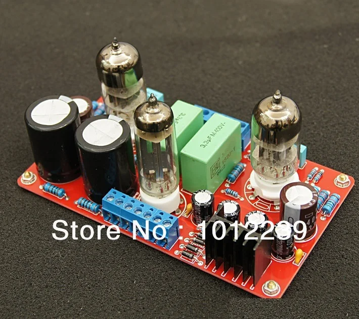 

Assembled Tube 6N3 + 6Z4 preamp amplifier board