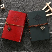 Блокноты с кожаным, ПУ переплетом ретро морской свободный блокнот со съемными листами блокнот портативный высококлассный модный блокнот libretas y cuadernos планировщик