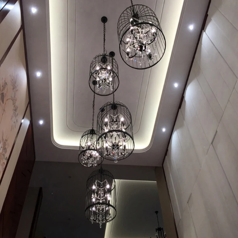 Jellyywt Acheter American Vintage Restaurant Cage à Oiseaux