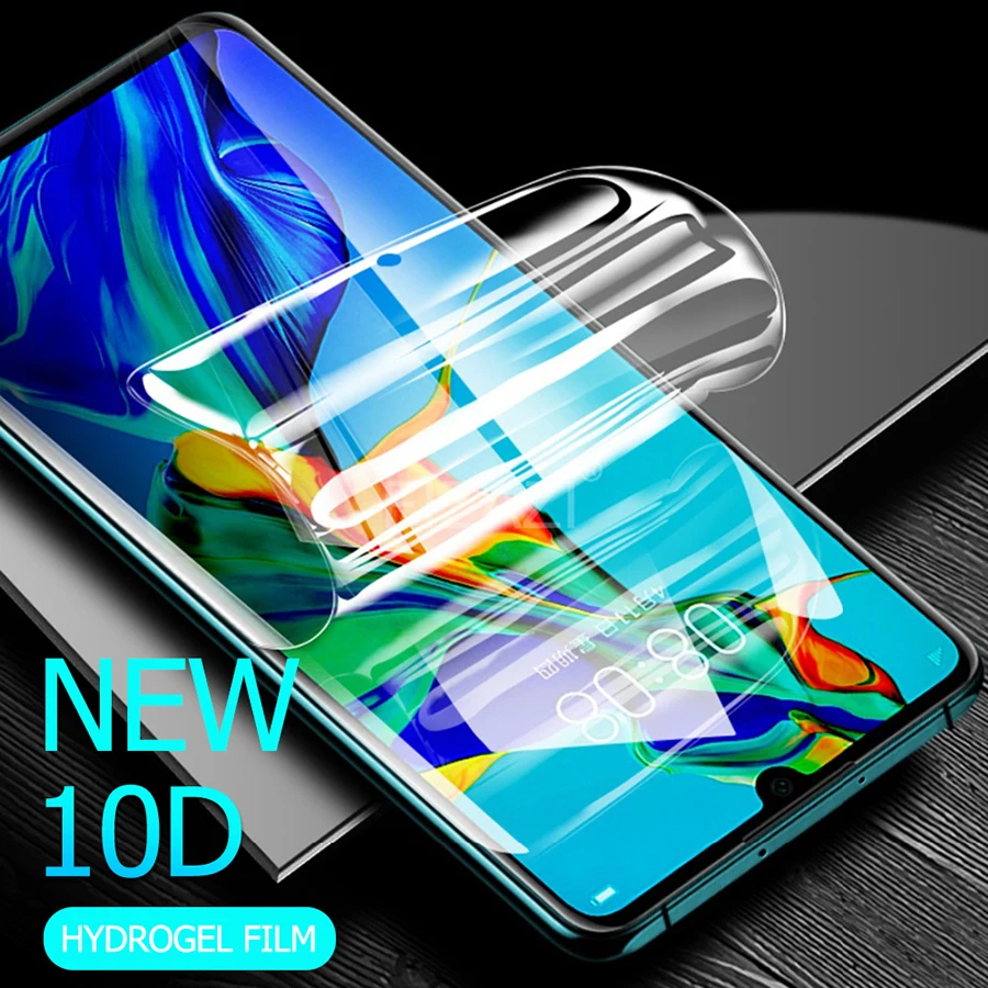 Полное покрытие Гидрогелевая пленка для Huawei P30 Lite Pro Honor 10 8X View 20 Magic 2 Nova 3 3i 4 P Smart Plus