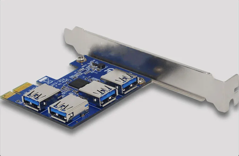 10 компл./лот PCI E 1 4 2 Express 1X переключатель мультипликатор концентратор Riser Card