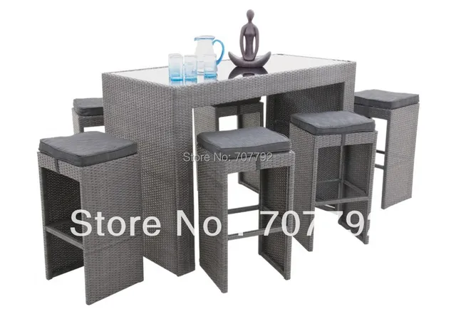 New Style outdoor outdoor bar furniture-in Garden Sets from Furniture