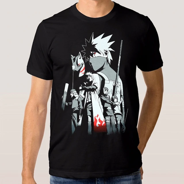 Naruto Anime T shirt Men& Women& New Cotton Tee T Shirts Casual Brand