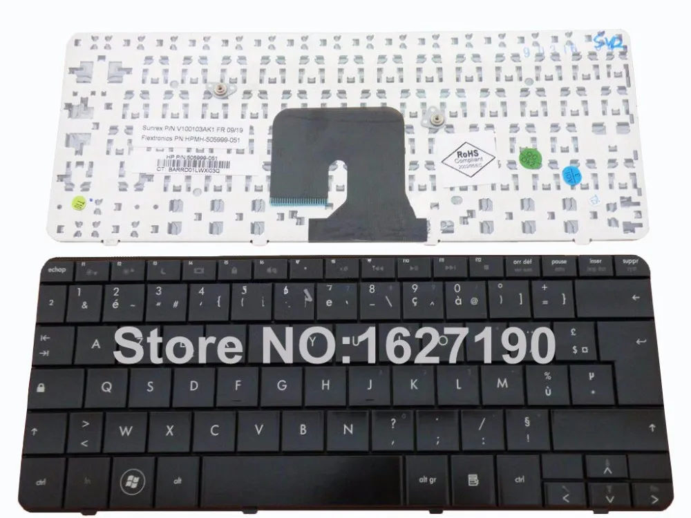 New FR French Keyboard Laptop for HP DV2 1000 GLOSSY Azerty Laptop