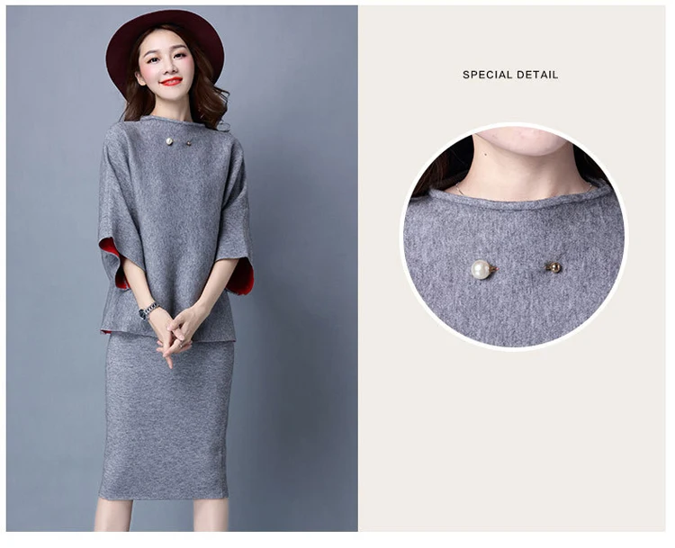 Female Winter Pullover Sweat Suits Women Cashmere Sweater Women Suits Clothing Sets Women Sweatsuit Conjuntos Femininos 002