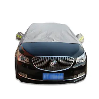 

1 Pcs Universal Half Auto Car Cover Waterproof Outdoor Sun UV Rain Snow Dust Resistant Part Protection For VW /Audi/BMW/Toyota