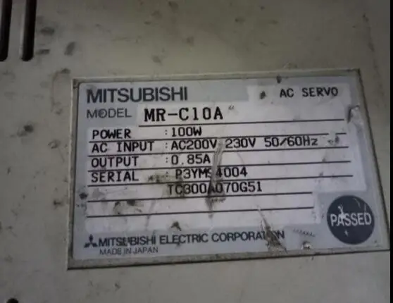 Servo pack MR-C10A , Used one , 90% appearance new , 3 months warranty in stock Servo pack MR-C10A , Used one , 90% appearance new , 3 months warranty in stock