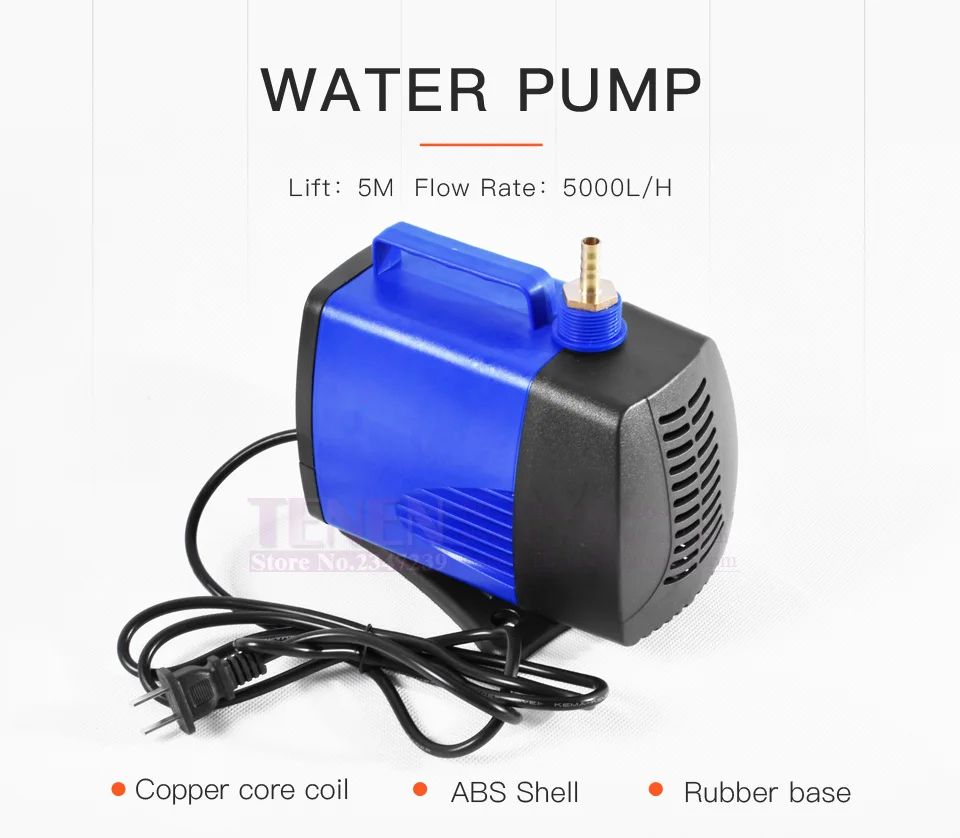 Энергосберегающий Погружной водяной фонтан Pump150W водяной насос для СО2 лазерная машина аквариум для гидропоники Аквариум Fountainpond