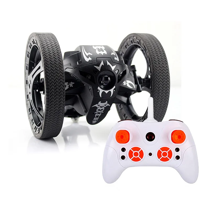 

2.4G Remote Control Jumping Car 2 Second Rotation Bounce RC Toy Mini 2.4GHz Jumping RC Car Wheels Remote Control Robot