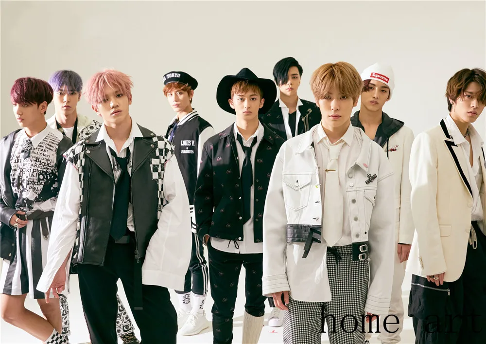 NCT корейский постер музыкальной группы ясное изображение наклейки на стену украшение дома хорошее качество принты белая бумага с покрытием для домашнего искусства бренд