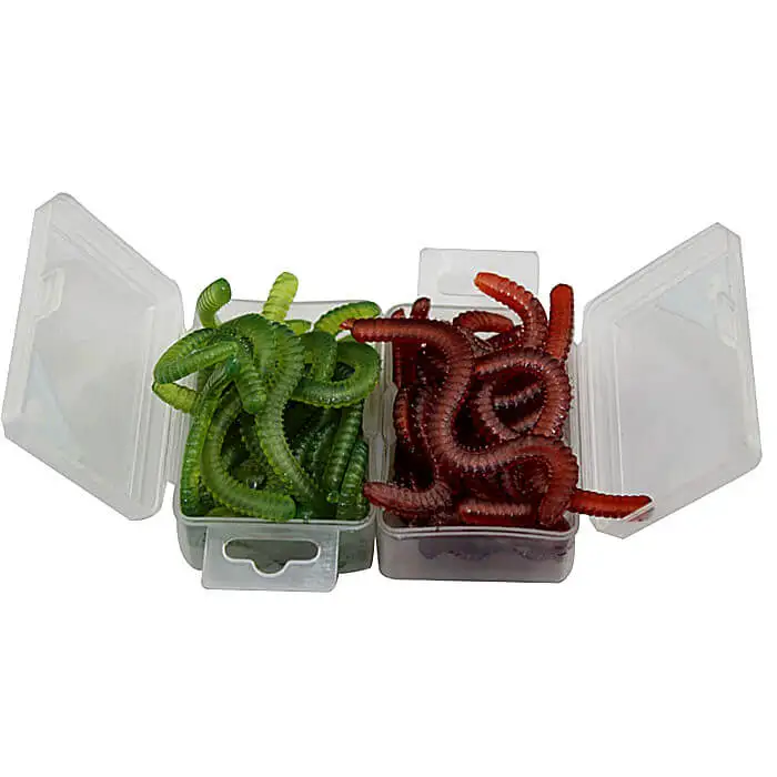 

Soft Earthworm 1 box Fishing Bait Worm Lures Bionic Artificial Taste Crankbaits Swimbait Baits Tackle Red Green All Freshwater