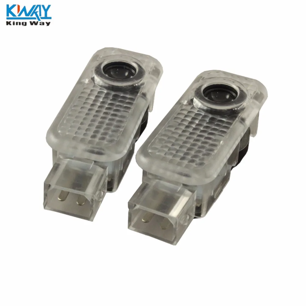

FREE SHIPPING- King Way - 2 PCS Car LED Logo Ghost Shadow Welcome Projector Light For Audi A4 A4L A6 A8 Q7
